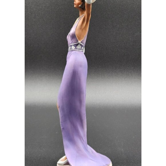 VTG Les Femmes Collection By Arnart Figurine Art Deco Statue Flapper 20's Style - Picture 2 of 6